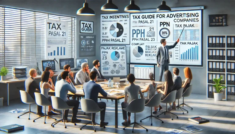 Ilustrasi Panduan Pajak Perusahaan Periklanan | SMR Jasa Konsultan Pajak Profesional Bekasi