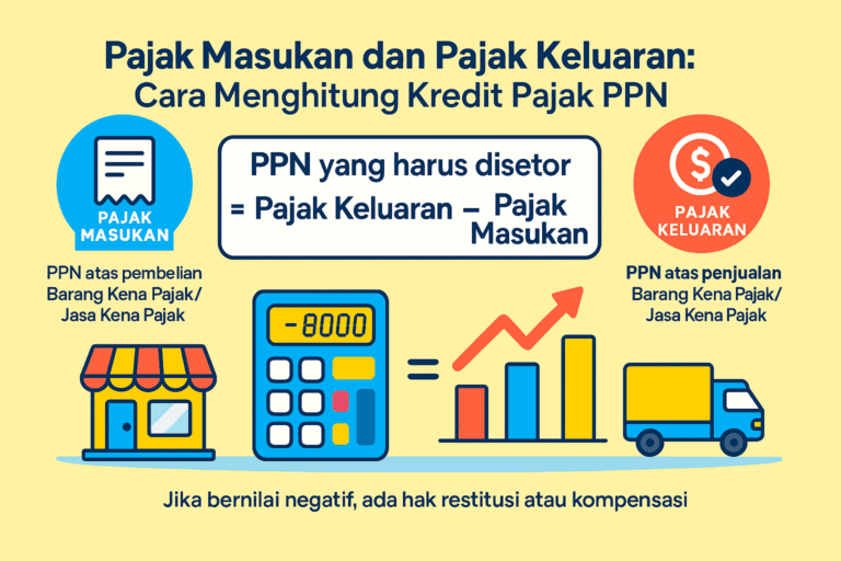 Pajak Masukan dan Pajak Keluaran: Cara Menghitung Kredit Pajak PPN