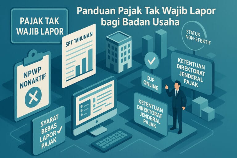 Panduan Pajak Tak Wajib Lapor bagi Badan Usaha