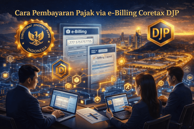 Cara Pembayaran Pajak via e-Billing Coretax DJP