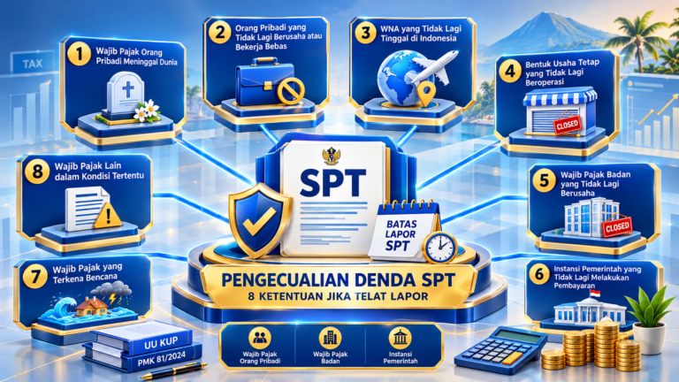 Pengecualian denda SPT untuk Wajib Pajak yang terlambat lapor