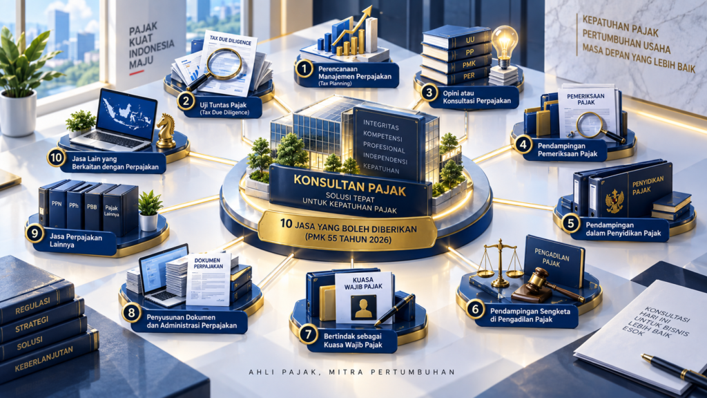 10 jasa perpajakan yang boleh diberikan Konsultan Pajak