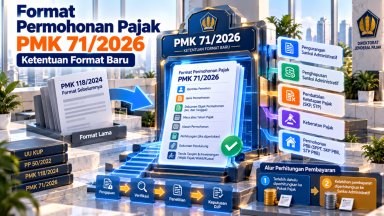 Format permohonan pajak terbaru berdasarkan PMK 71 Tahun 2026